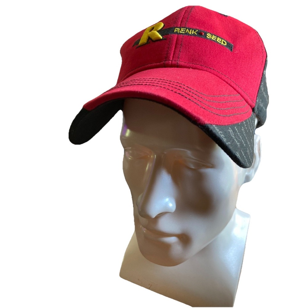 Adjustable Red/Black/Yellow Adult Baseball Cap Hat Renk Seed